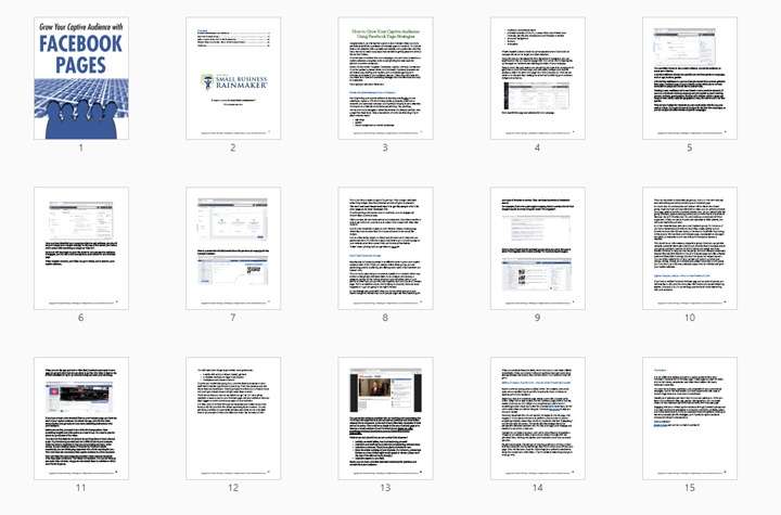 screenshot of pages from Grow Your Audience