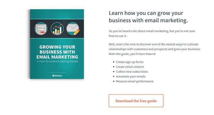 grow your business email marketing aweber