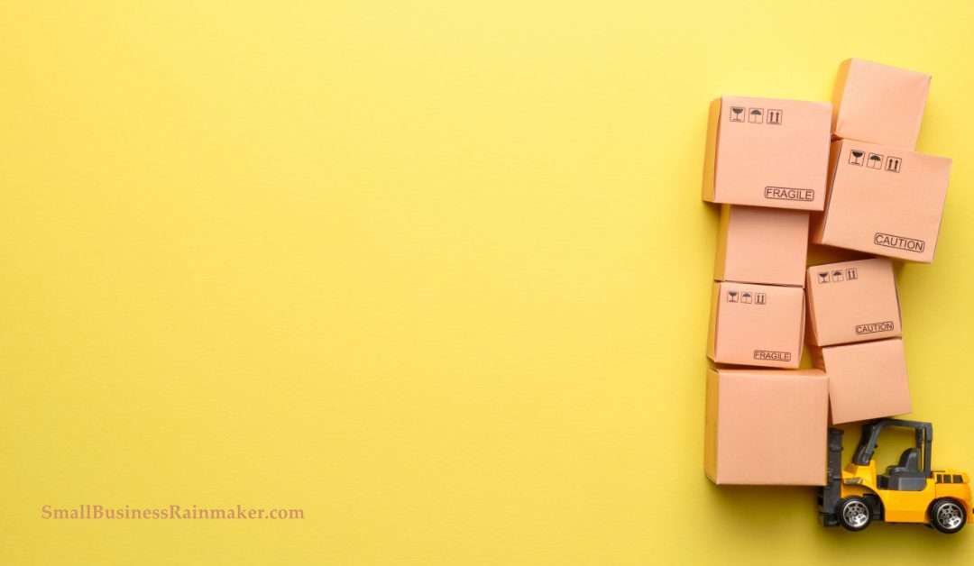 Minimalist packaging concept in small business