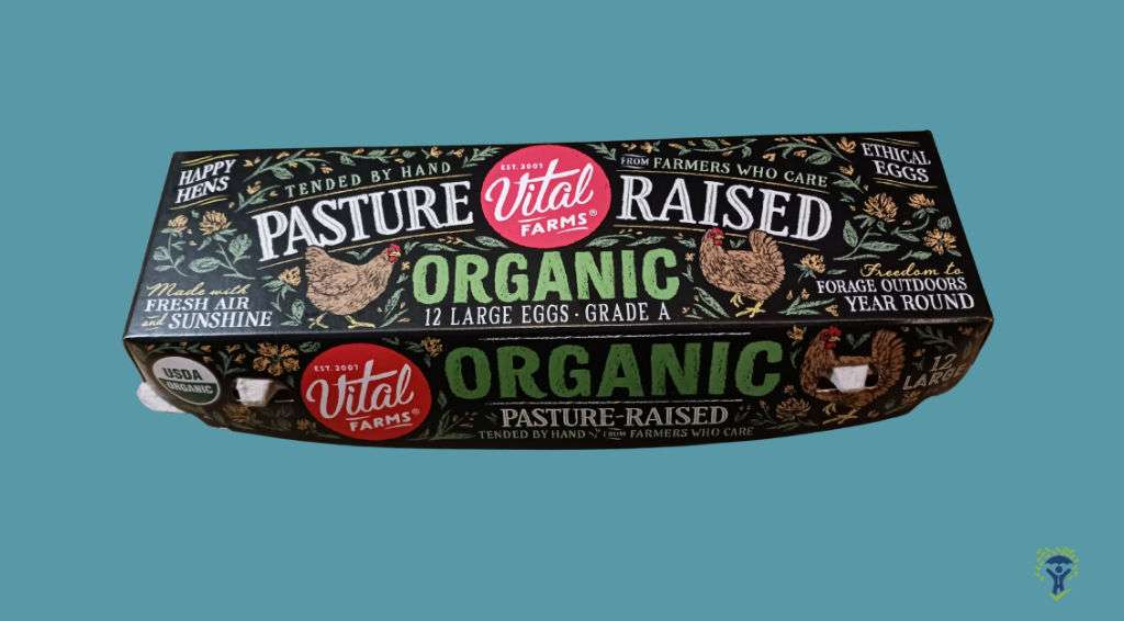 Vital Farms egg carton